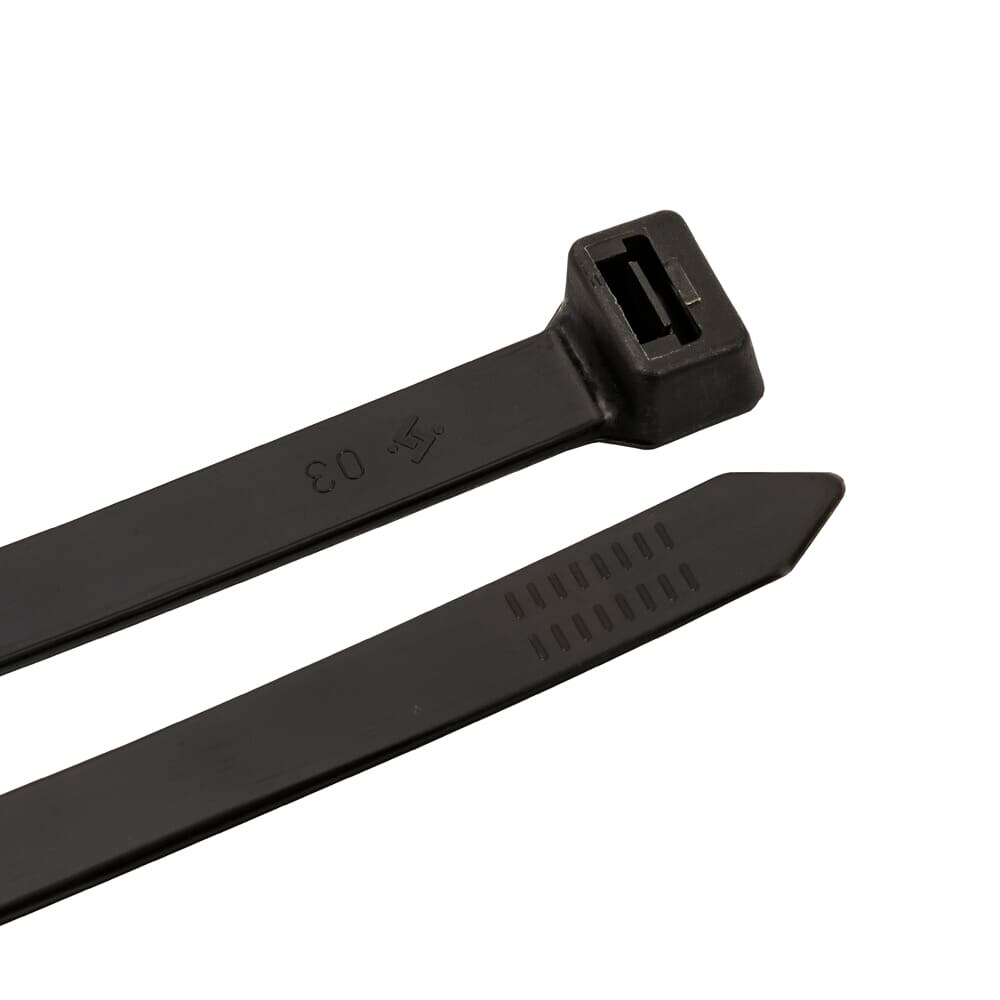 62097 Cable Ties, 22 in Black Supe